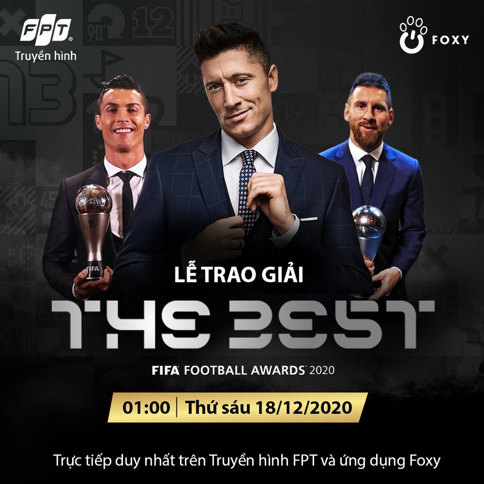 Watch The Best 2020 - Best FIFA Award of the year on FPT Television 3